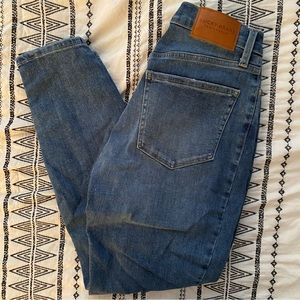 High Waist Skinny Ankle Jeans